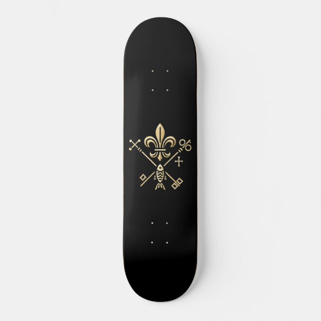 Heraldische Symbole  Skateboard (Vorderseite)