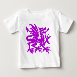 Heraldischer Drache 01 - Lila Baby T-shirt