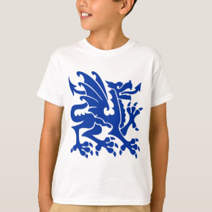 Heraldischer Drache 01 - Marineblau T-Shirt