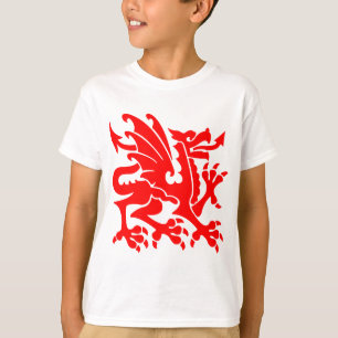 Heraldischer Drache 01 - Rot T-Shirt