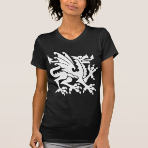 Heraldischer Drache 01 - Weiß T-Shirt