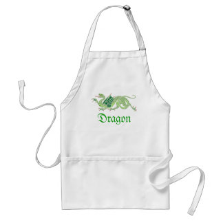 Heraldischer Drache (Grün) - Schürze #2