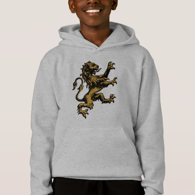 Heraldischer Löwe Hoodie (Vorderseite)