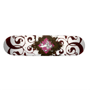 Heraldisches Einhorn Skateboard