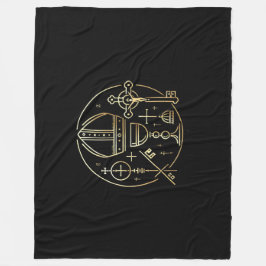 Heraldisches Symbol Papst Fleecedecke