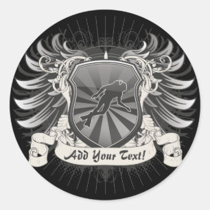 Heraldry Scuba Diving Runder Aufkleber