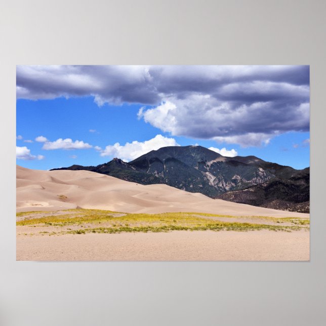 Herard, große Sanddünen, Colorado Poster (Vorne)