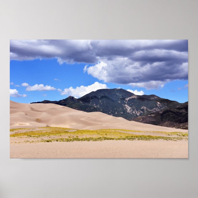 Herard, große Sanddünen, Colorado Poster (Vorne)