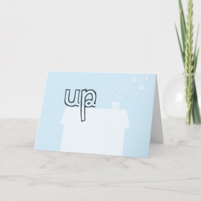 Herauf an ein feiertagskarte (Vorderseite)