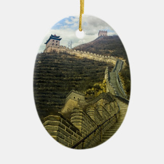 Herauf die Chinesische Mauer Keramik Ornament