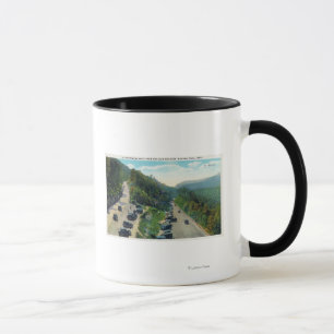 Herauf die Spur von der Haar-Button-Drehung, Tasse