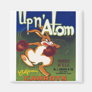 Herauf n Atom-Kalifornien-Karotten Magnet