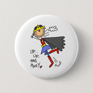 Herauf und wegmädchen-Held Button