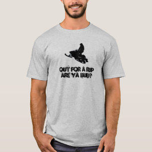 Heraus für einen Riss….Snowmobile T-Shirt