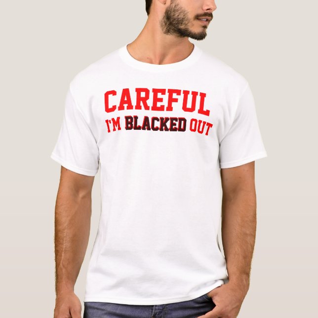 Heraus geschwärzt T-Shirt (Vorderseite)