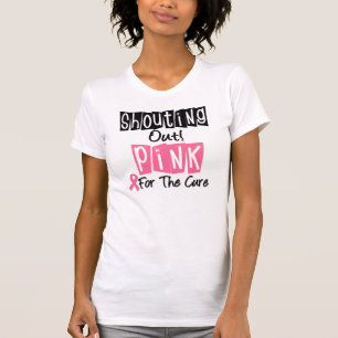 Heraus schreien Rosa für die Heilungs-T - Shirts