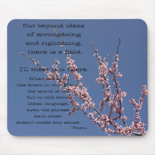 Heraus über Ideen hinaus Mousepad (Vorne)