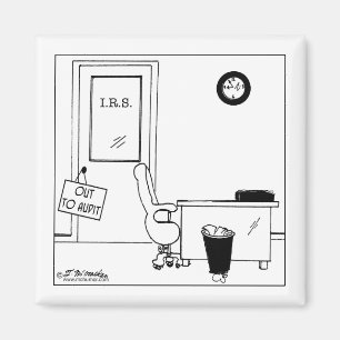 Heraus zur Rechnungsprüfung Magnet