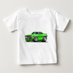 Herausforderer-grünes Auto 1970-72 Baby T-shirt