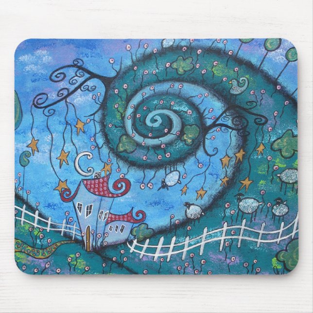 Herausfordernde Schwerkraft-Mausunterlage Mousepad (Vorne)