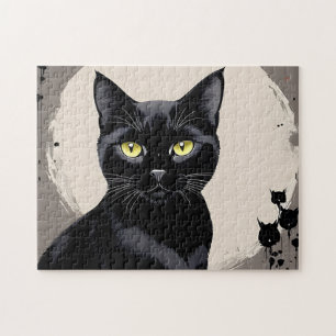 Herausforderung 252-teilige Black Cat Jigsaw Puzzl Puzzle