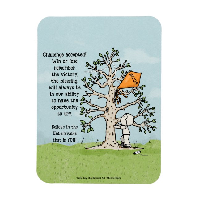 Herausforderung Akzeptiert! Magnet (Vertikal)