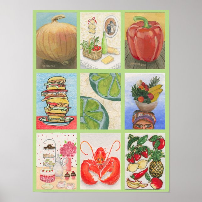 Herausforderung Nahrung Poster (Vorne)