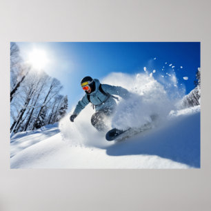 Herausforderung Outdoor Abenteuer Entdecken Sie di Poster