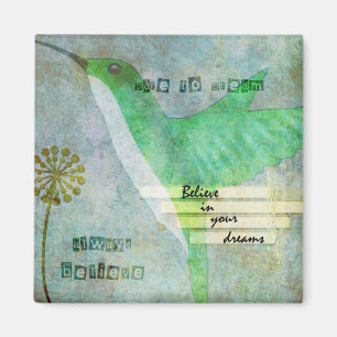 Herausforderung, zum des Kolibris zu träumen Magnet