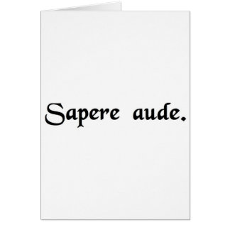 Herausforderung, zum klug zu sein