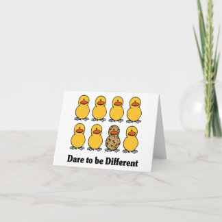 Herausforderung, zum verschiedene notecards zu karte
