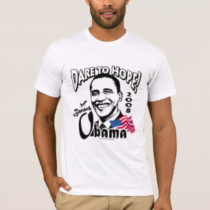 Herausforderung, zum von Shirt Obama 08 zu hoffen