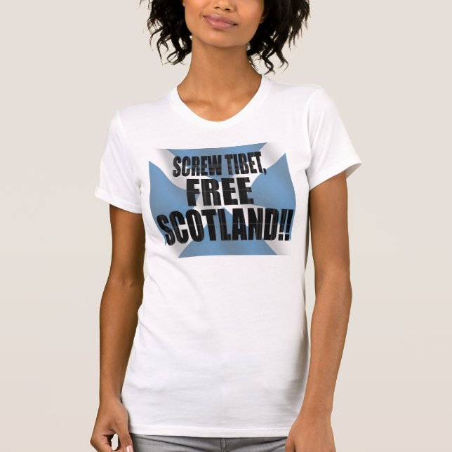 Herausforderung zur Sorgfalt, FREIES SCHOTTLAND!! T-Shirt (Vorderseite)