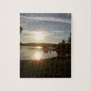 Herausforderungen beim Sonnenuntergang und beim Sk Puzzle