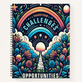 Herausforderungen in Chancen verwandeln Notizbuch