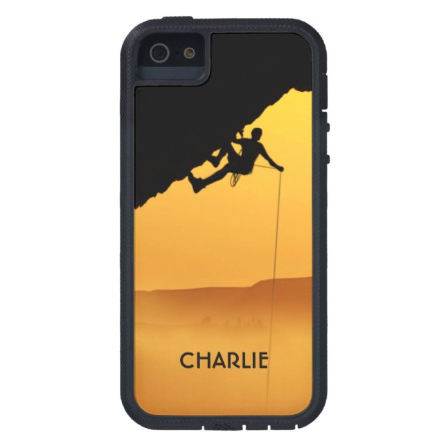 "HERAUSFORDERUNGEN" individuelle Name-Telefonzelle Case-Mate iPhone Hülle (Rückseite)