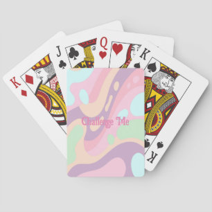 Herausforderungs-Me Pastell Spielkarten-Deck Spielkarten