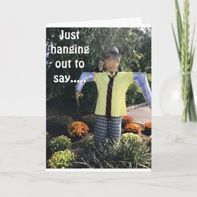 HERAUSFÜHREN, UM ZU SAGEN **GLÜCKLICHER GEBURTSTAG KARTE (Vorderseite)