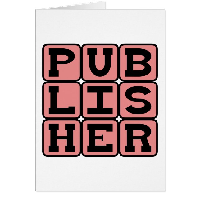 Herausgeber, Buchhersteller (Vorne)