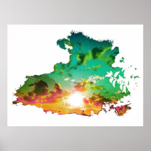 Herausgeschnitten vom Leben-Plakat Poster