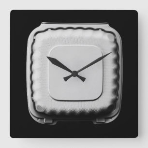 Herausnehmen des Containerstillstands - Spaß Cool Quadratische Wanduhr
