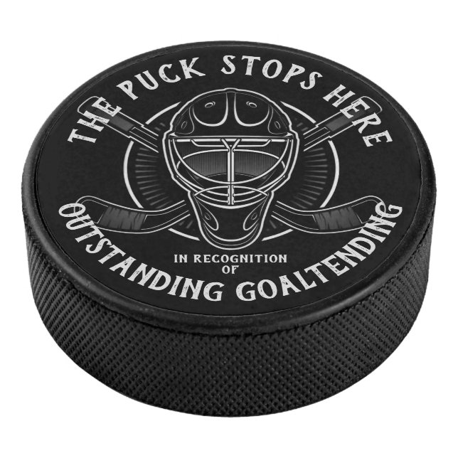 Herausragende Goaltender Eishockey Puck (3/4)