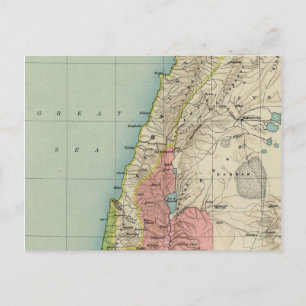 Herausragende Vintage-Karte von Israel Postkarte