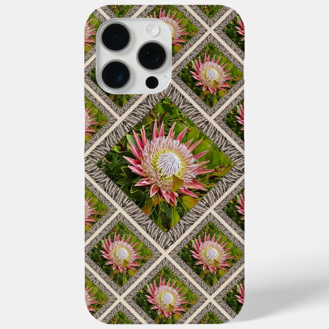 Herausragender iPhone-Fall mit rosa Proteas Case-Mate iPhone Hülle (Rückseite)
