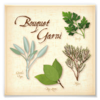 Herb Bouquet Foto Print