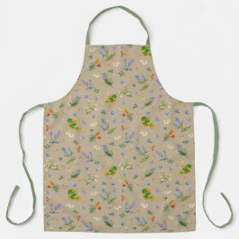 Herb garden apron schürze
