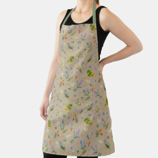 Herb garden apron schürze