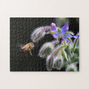 Herb Garden Blume Borage & Honey Bee Puzzle