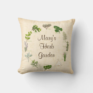 Herb Garden Dreams Pillow Kissen
