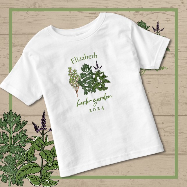 Herb Garden Kleinkind T-shirt (Herb Garden Toddler T-Shirt)